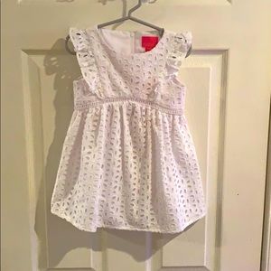 Lilly Pulitzer White Toddler Girls Dress